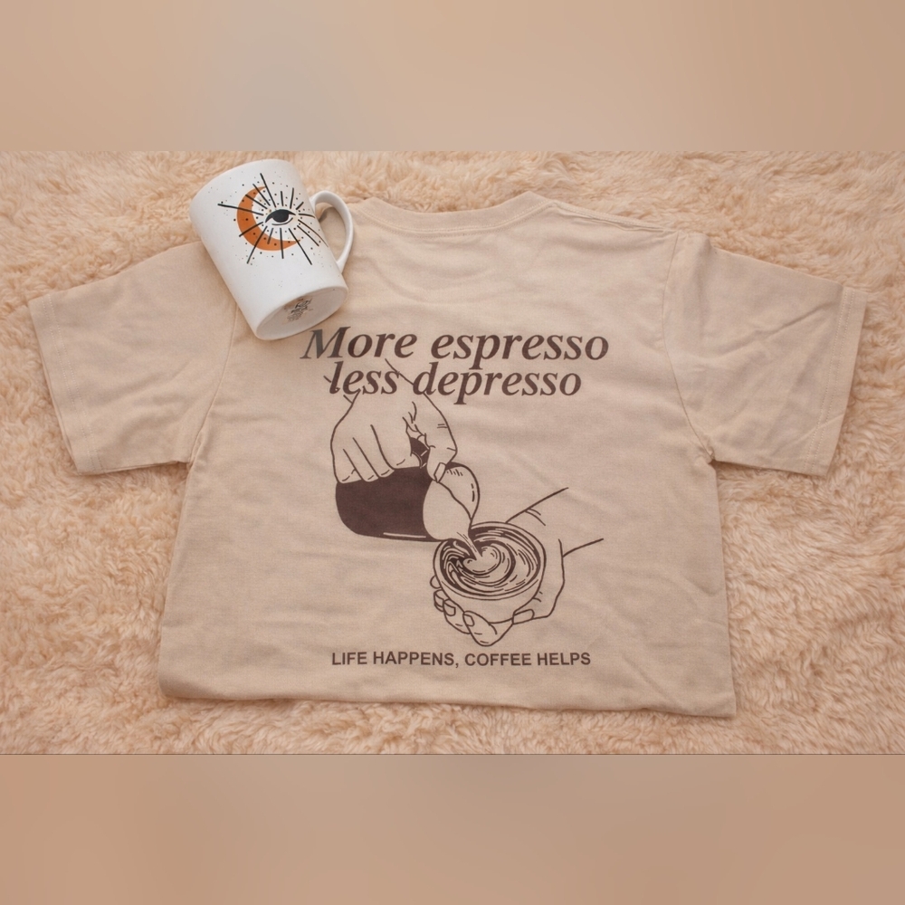 More Espresso, Less Depresso Tee - Picture 2 of 5